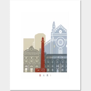 Bari skyline poster Posters and Art